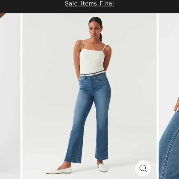 SPANX Denim - SPANX Shape Everywhere Kick Flare Jeans - Indigo Blue XL